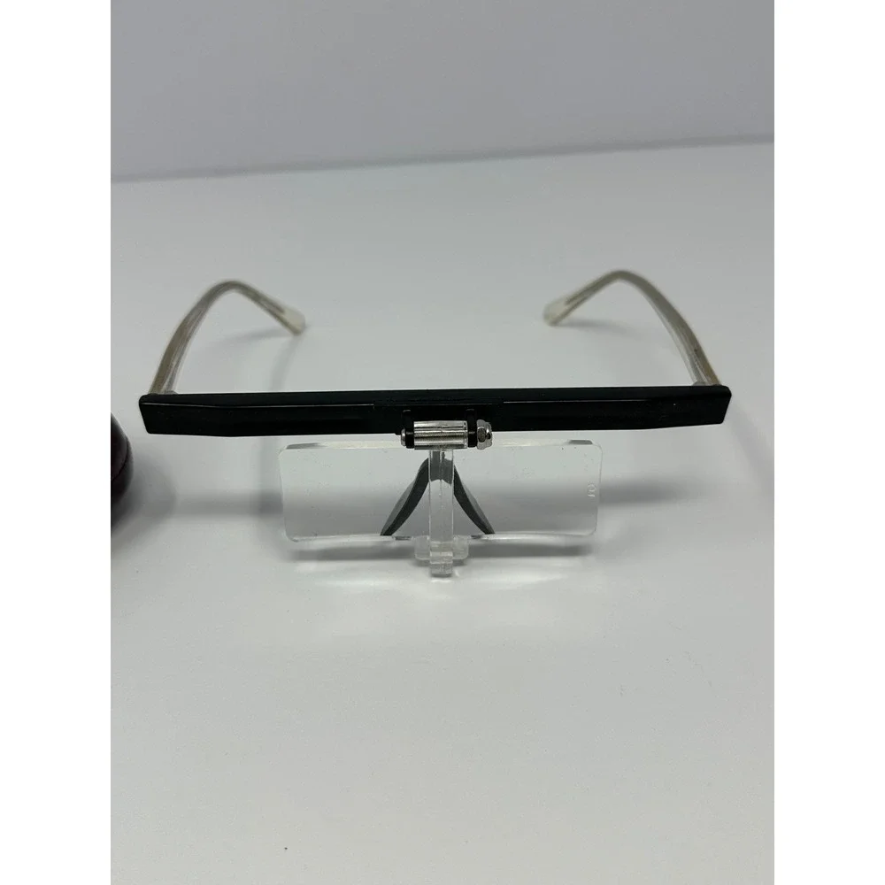 Rare Vintage Edroy Opticaid Magnifier Glasses Case Included Loupe S5